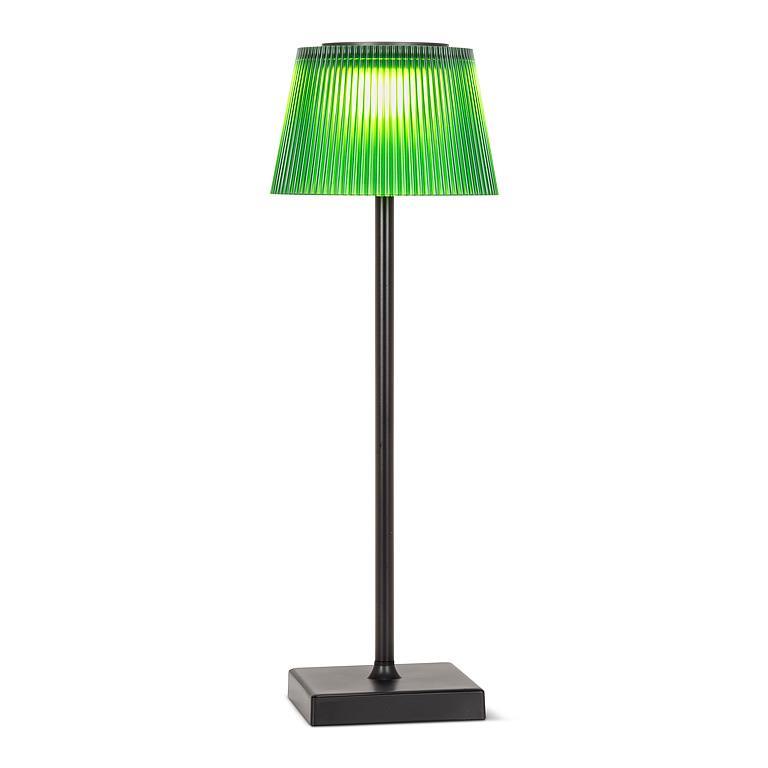Fluted Shade LED Outdoor Table Lamp