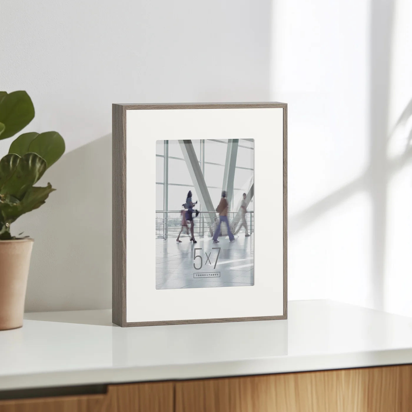 Boulevard Ash Veneer 5x7 Inch Photo Frame with Matte