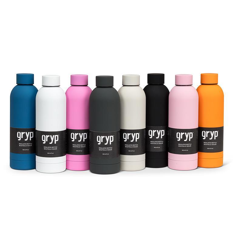 Soft Touch Thermal Bottle Grey