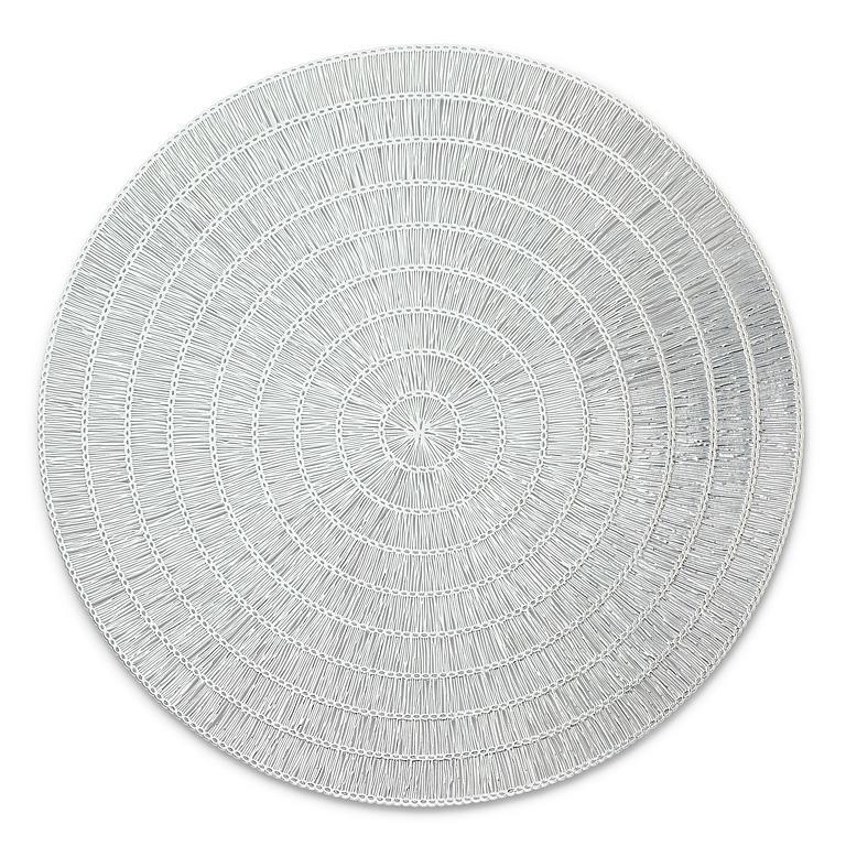 Round Placemat Silver