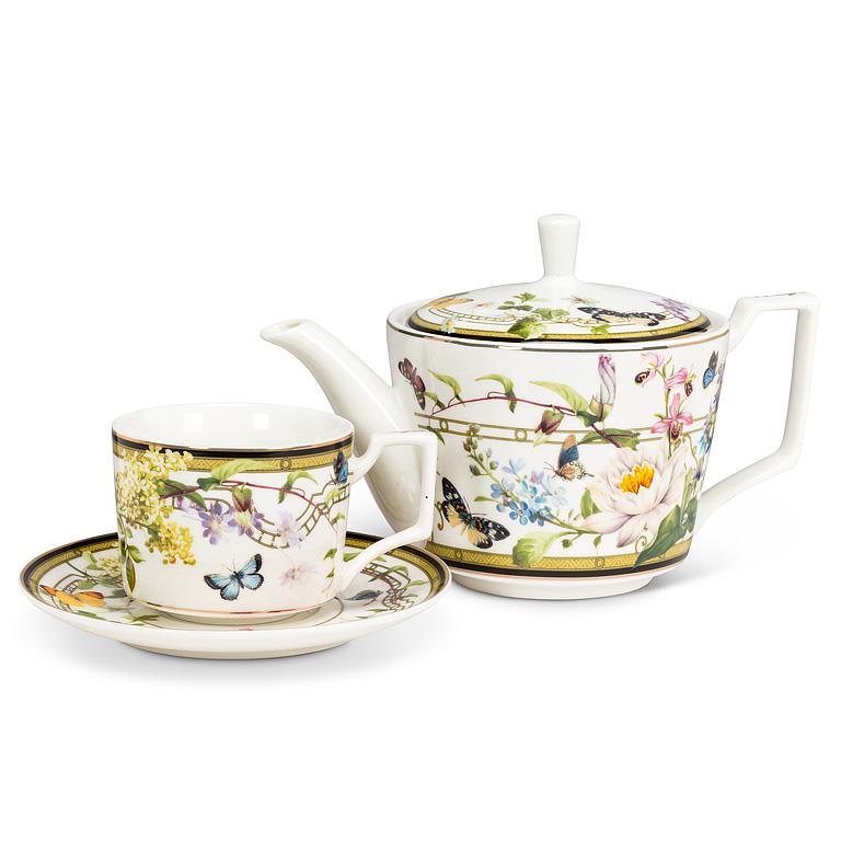 Butterfly Garden Teapot
