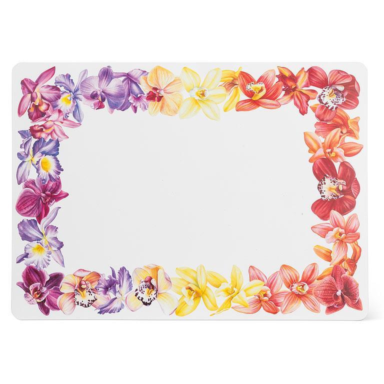 Orchid Border Placemat