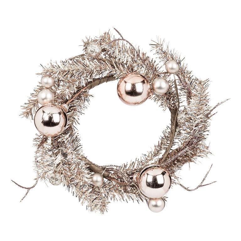 Small Vintage Tinsel Wreath