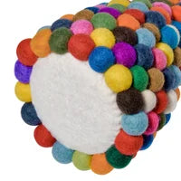 MODWOOL Felt Ball 12.5In Tree with Star - Multicolor
