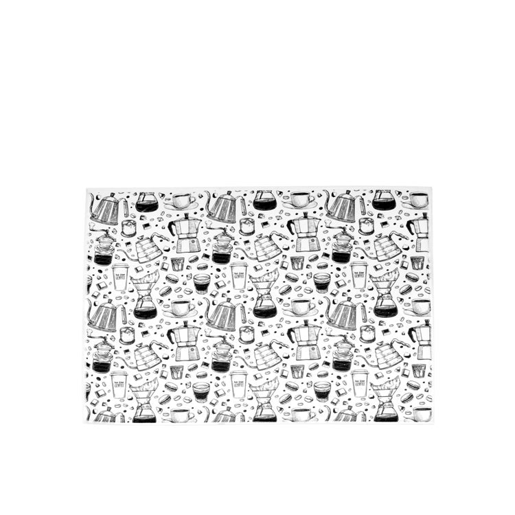 Freshly Brewed Printed Drying Mat Black