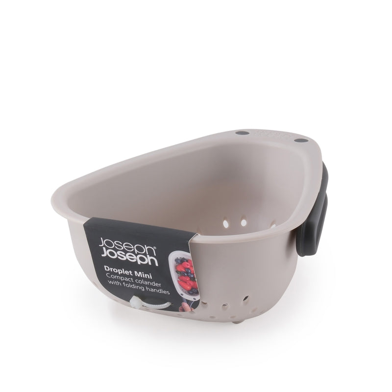 Droplet™ Mini Colander with folding handles