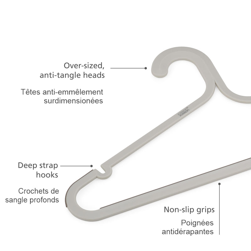 Orderly Anti-Tangle Clothes Hangers - 5pk