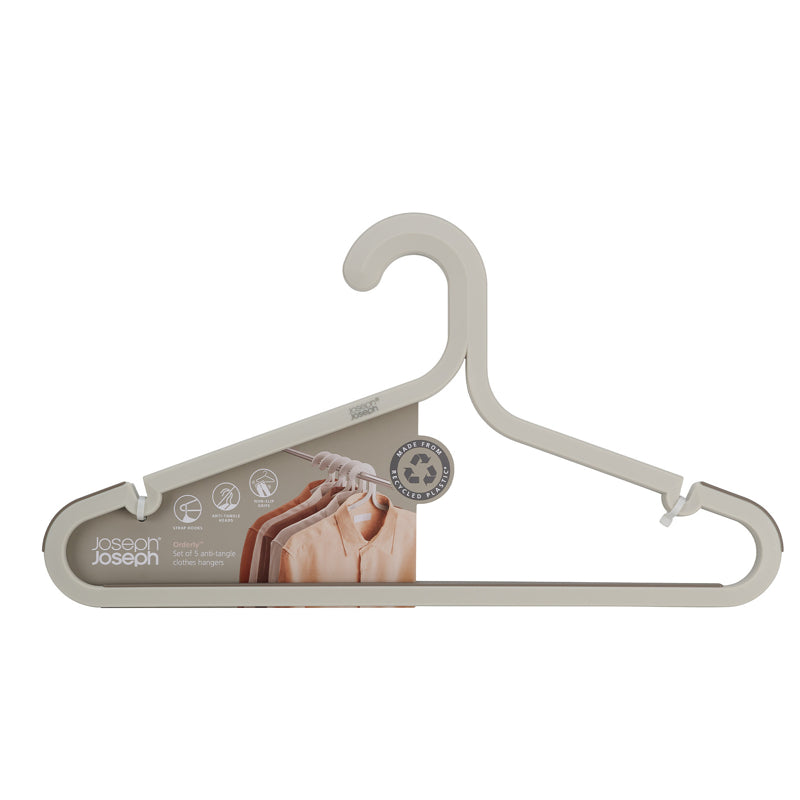 Orderly Anti-Tangle Clothes Hangers - 5pk
