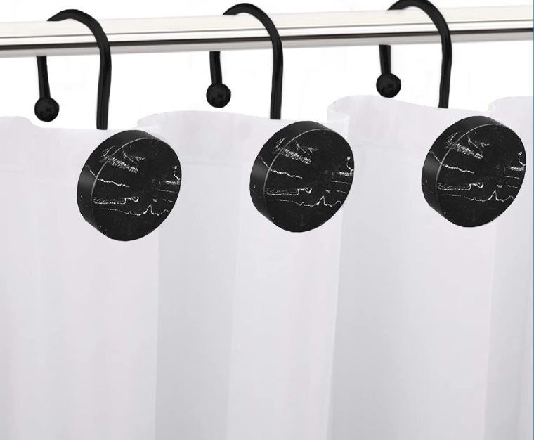 MICHAELANGELO RESIN SHOWER HOOKS 4MM BLACK