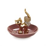 GATTO RING HOLDER-GOLD