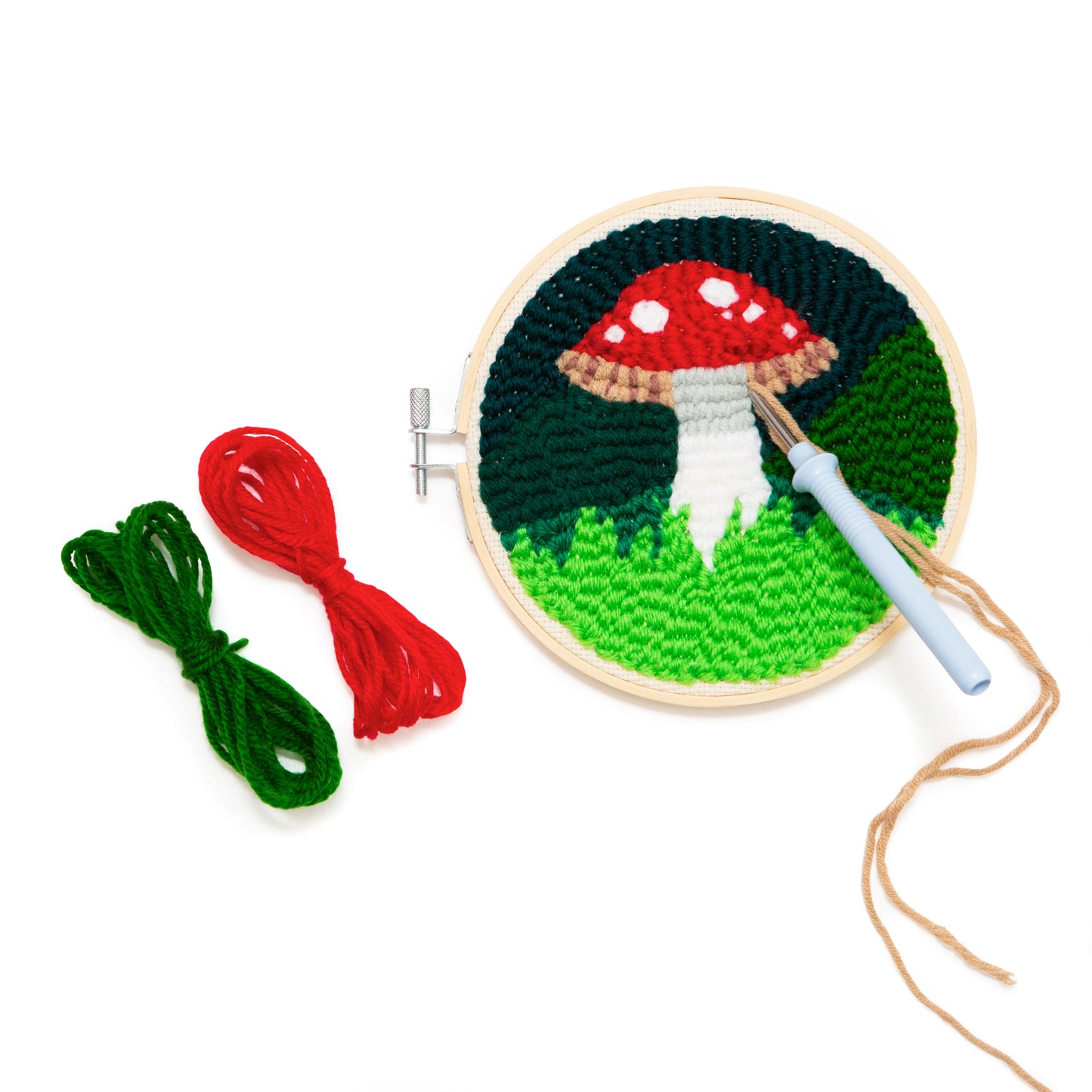 Mushroom Punch Needle