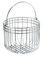 Wire Round Basket chrome