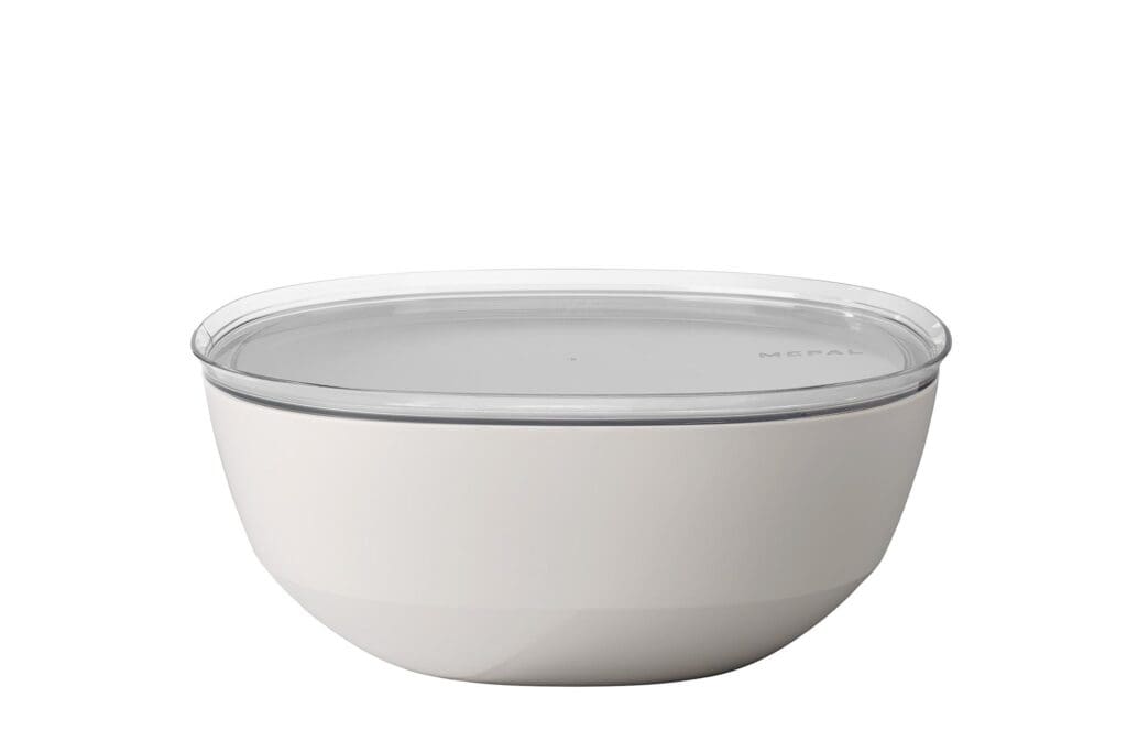 SILUETA Serving Bowl w/Lid, x-Large Nordic-White