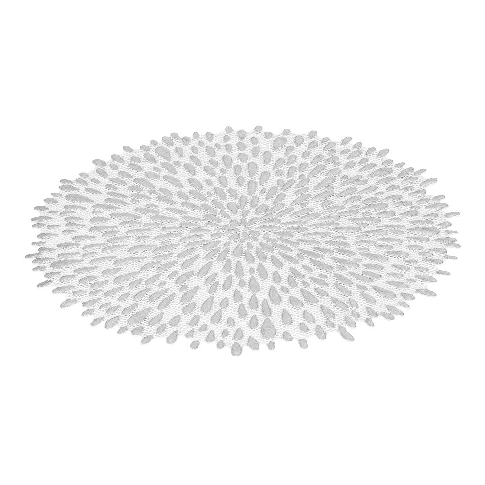 Teardrop Silver Placemat 38 cm