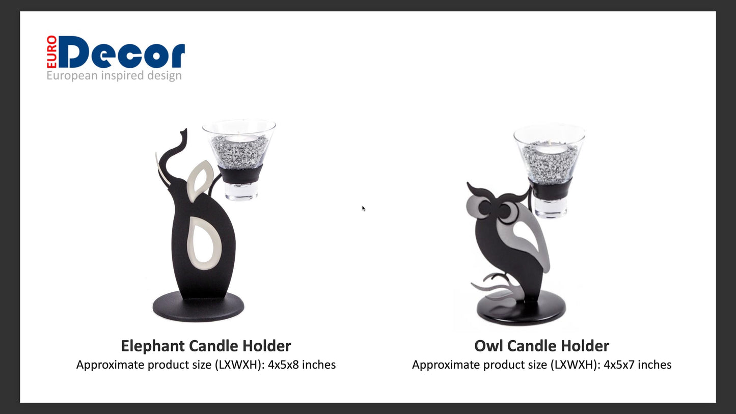 " Candle or wine bottle holder Large "