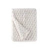 Avanti Waffle Knit 50" x 60" Throw, Bisque
