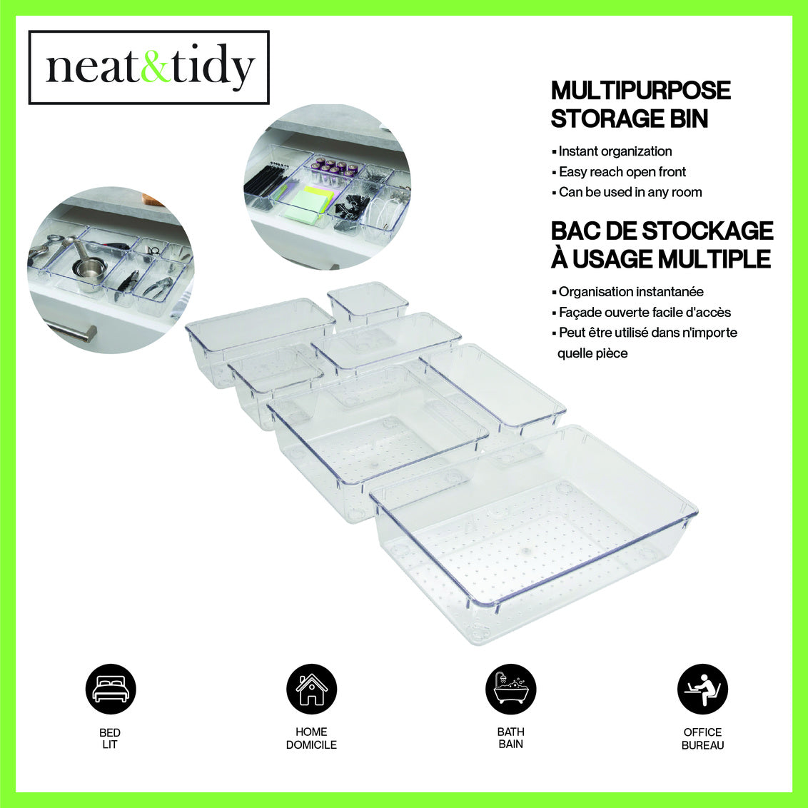 7 PC multifunctional Storage Set