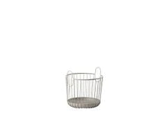 Metal basket Small Dark Grey / Taupe