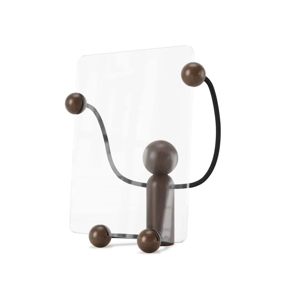 Woody Large Photo Display 24.4x10.2x30.7cm Black Natural