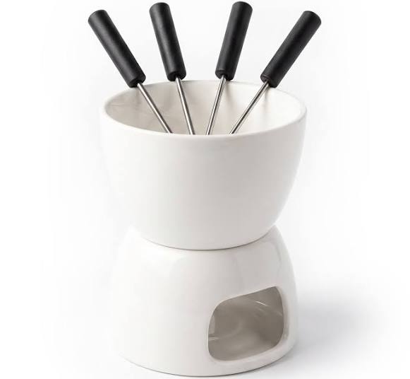 Dulce 230ml (7.8oz) Fondue with 4 Fondue Forks