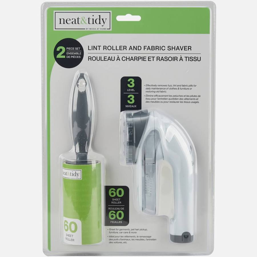 Lint roller and Fabric shaver
