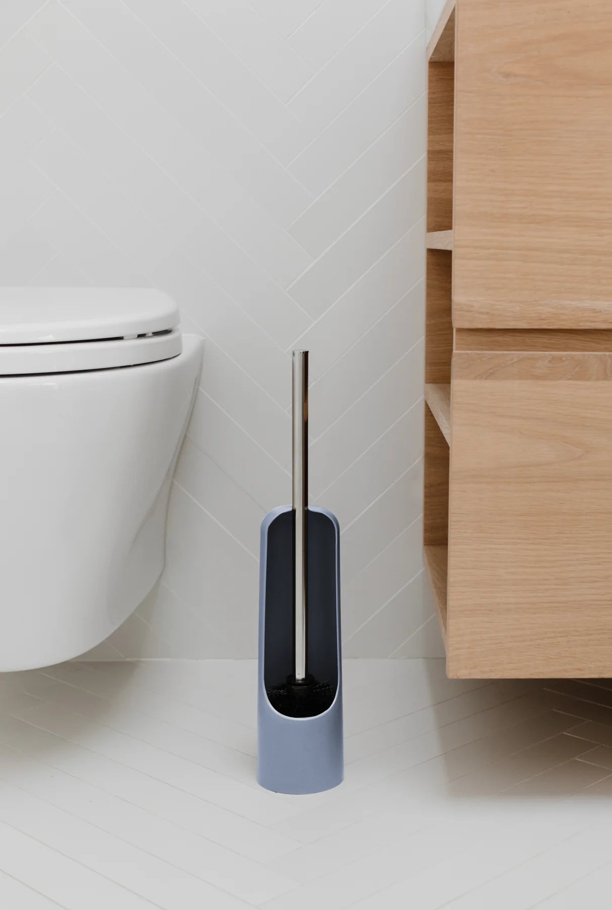 Touch toilet brush, Blue
