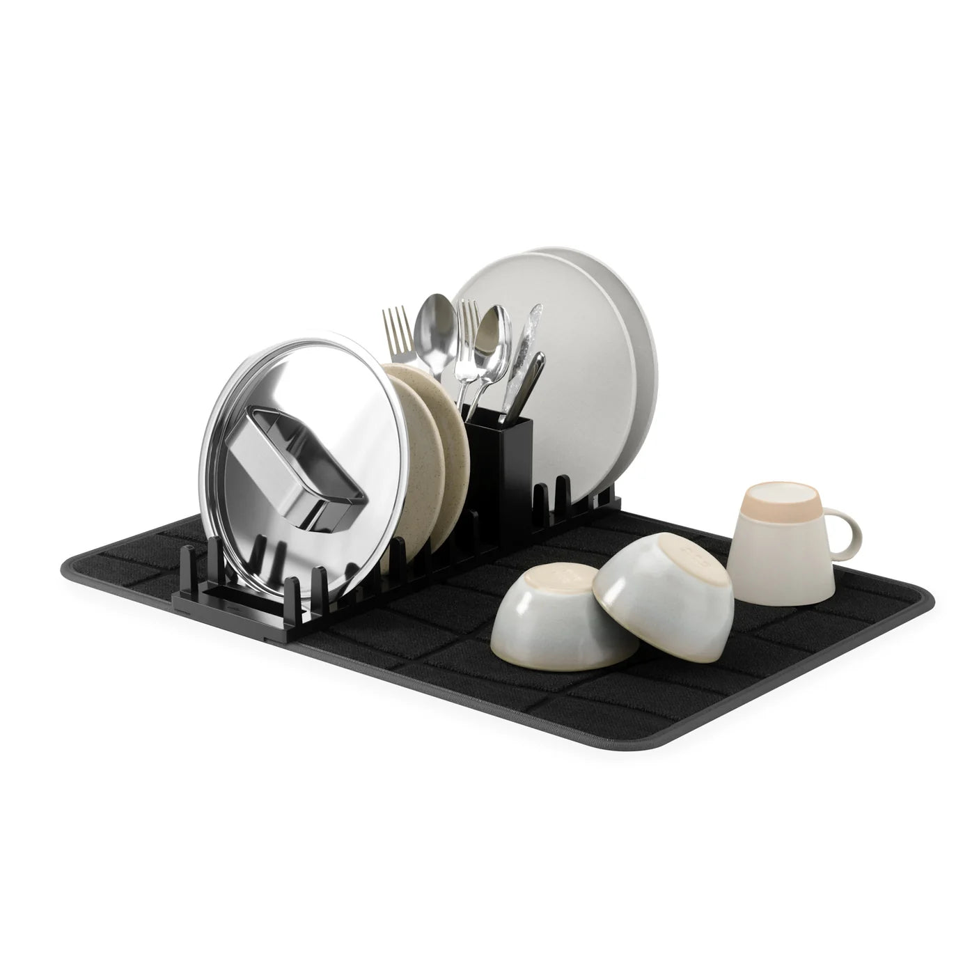 UDRY ULTRA DRYING RACK WITH MAT Black