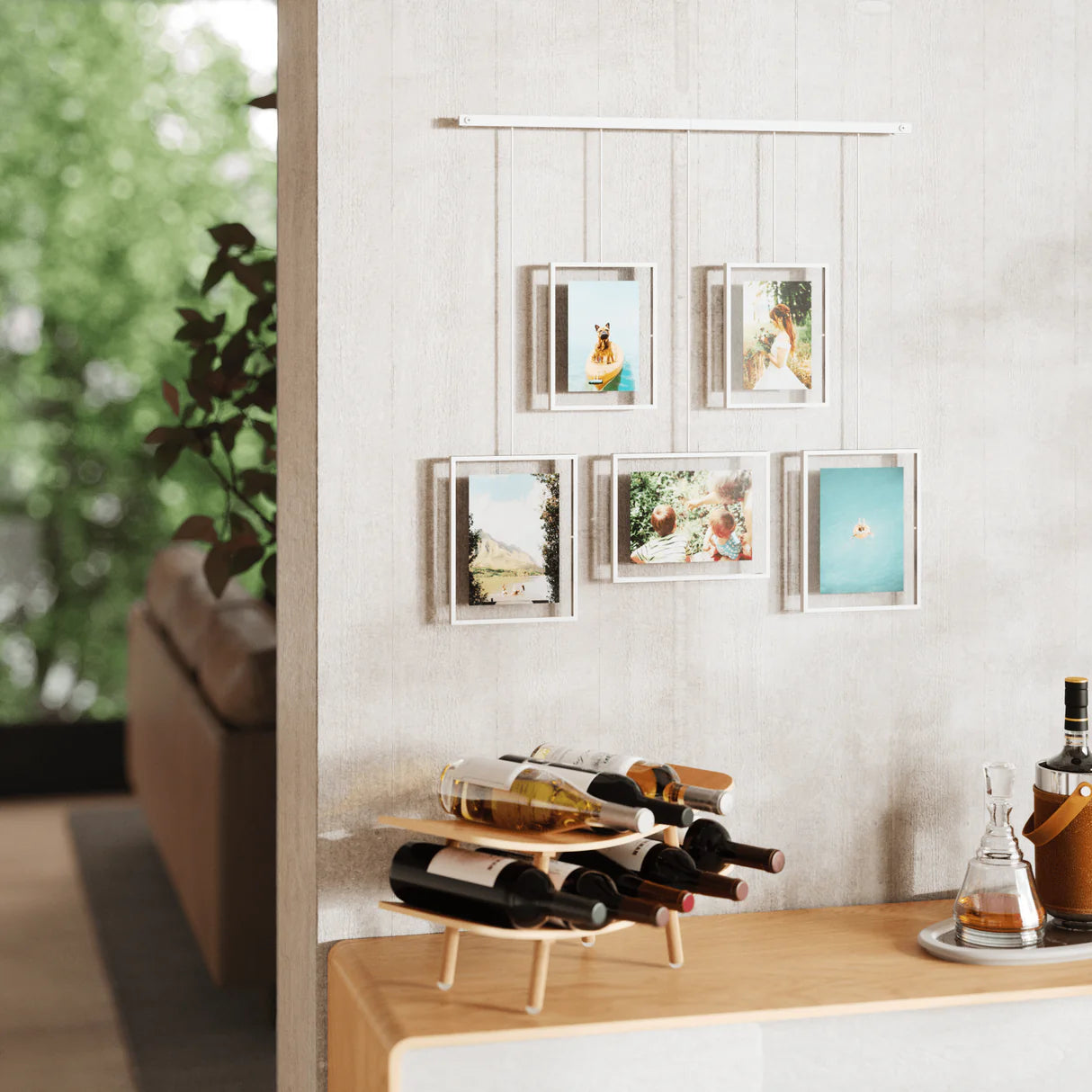 EXHIBIT WALL PICTURE FRAMES, SET OF 5
