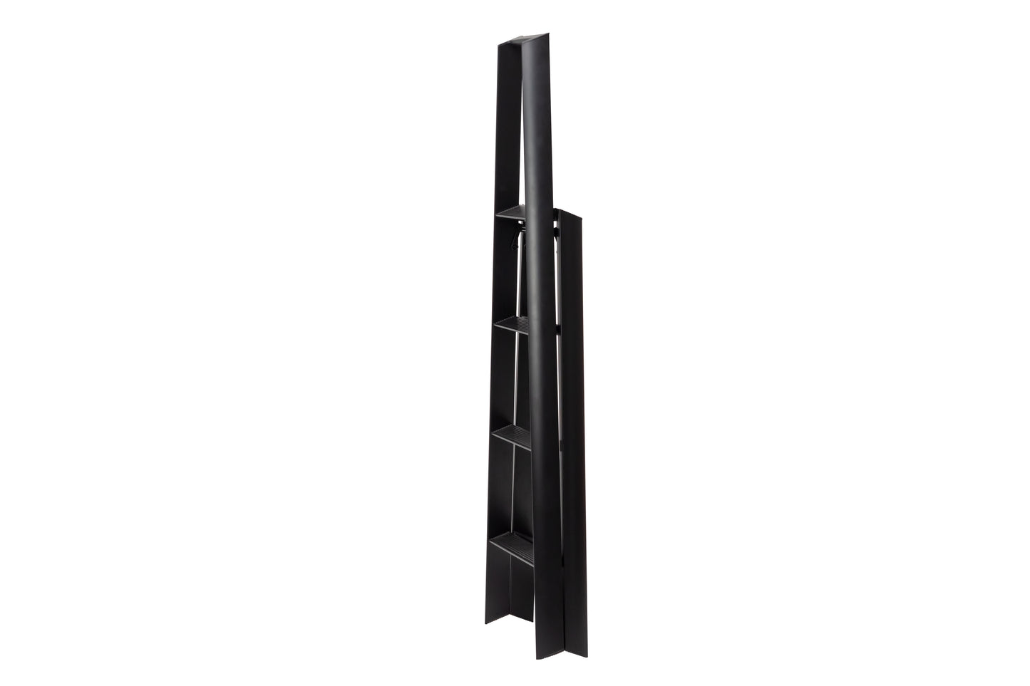 Lucano Step stool 4 step with handle Black
