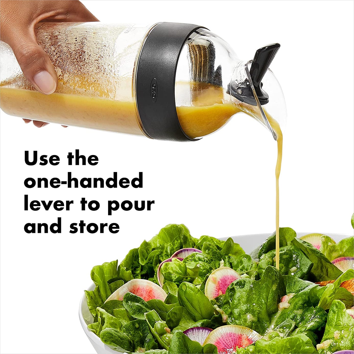 Salad Dressing Shaker black 350ml