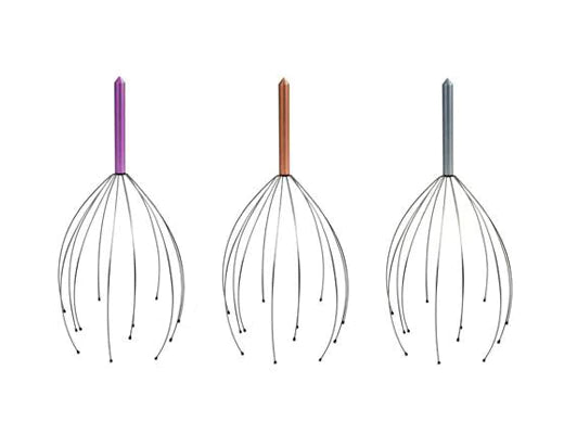 Metallic Head Massager