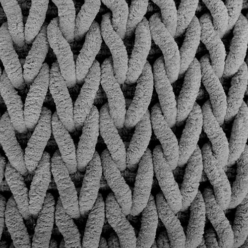 Braided Bath Mat marble grey