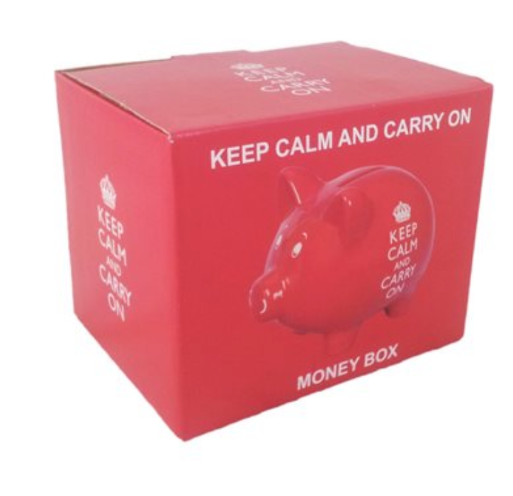 Keep Calm Piggy Bank