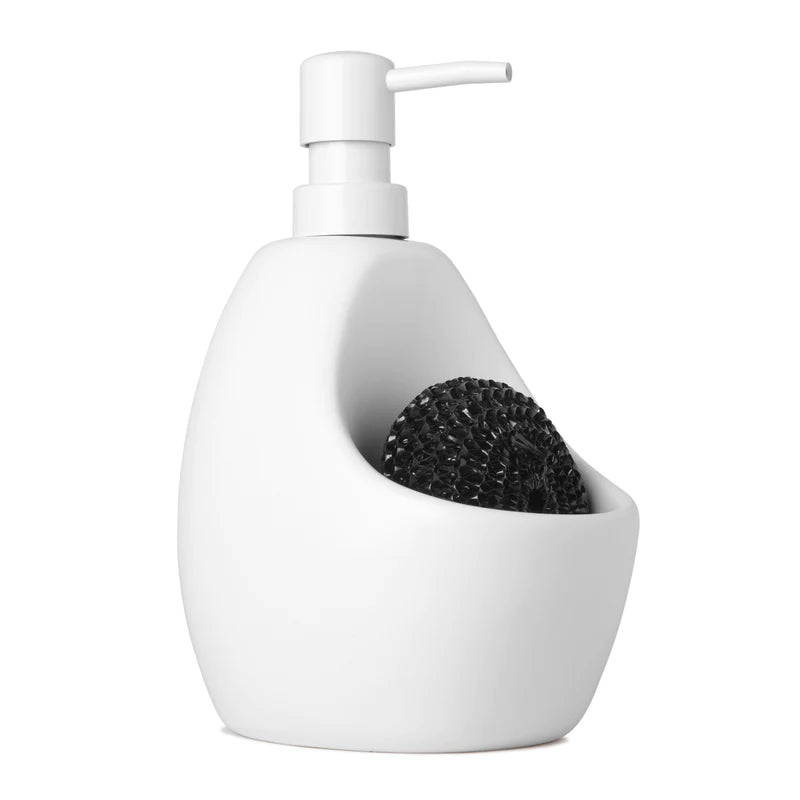 Joey Soap Dispenser Pump & Scrubby WHITE