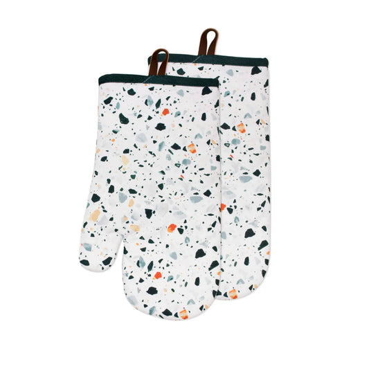 Terrazzo Oven Mitt Set Of 2 Multi