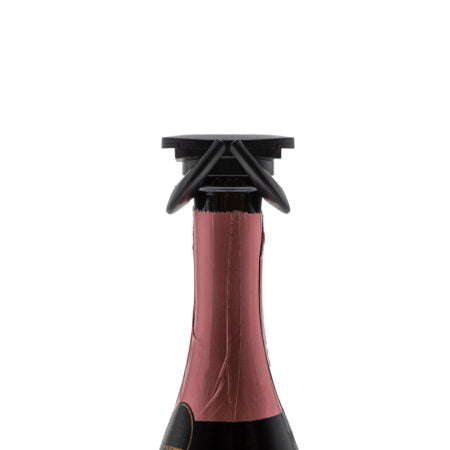 Cuisivin Clip Cap Champagne Stopper – Black