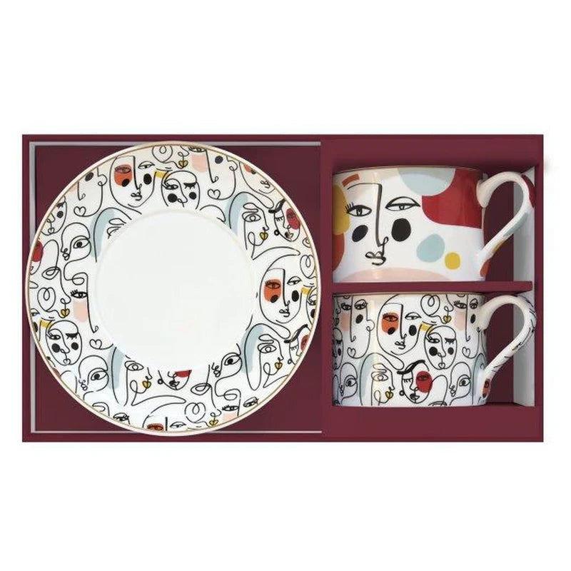 Easy Life - MODERNISM - Cups & Saucer Set of 2
