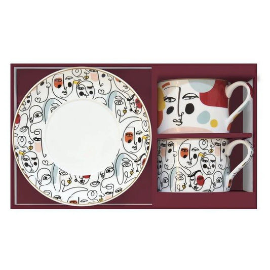 Easy Life - MODERNISM - Cups & Saucer Set of 2