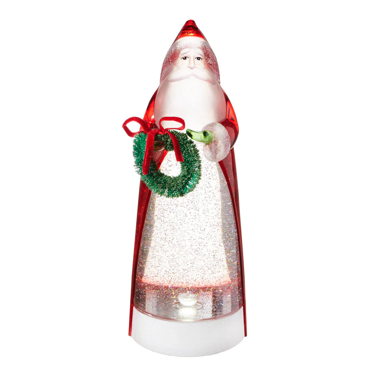 Santa with Wreath LED
