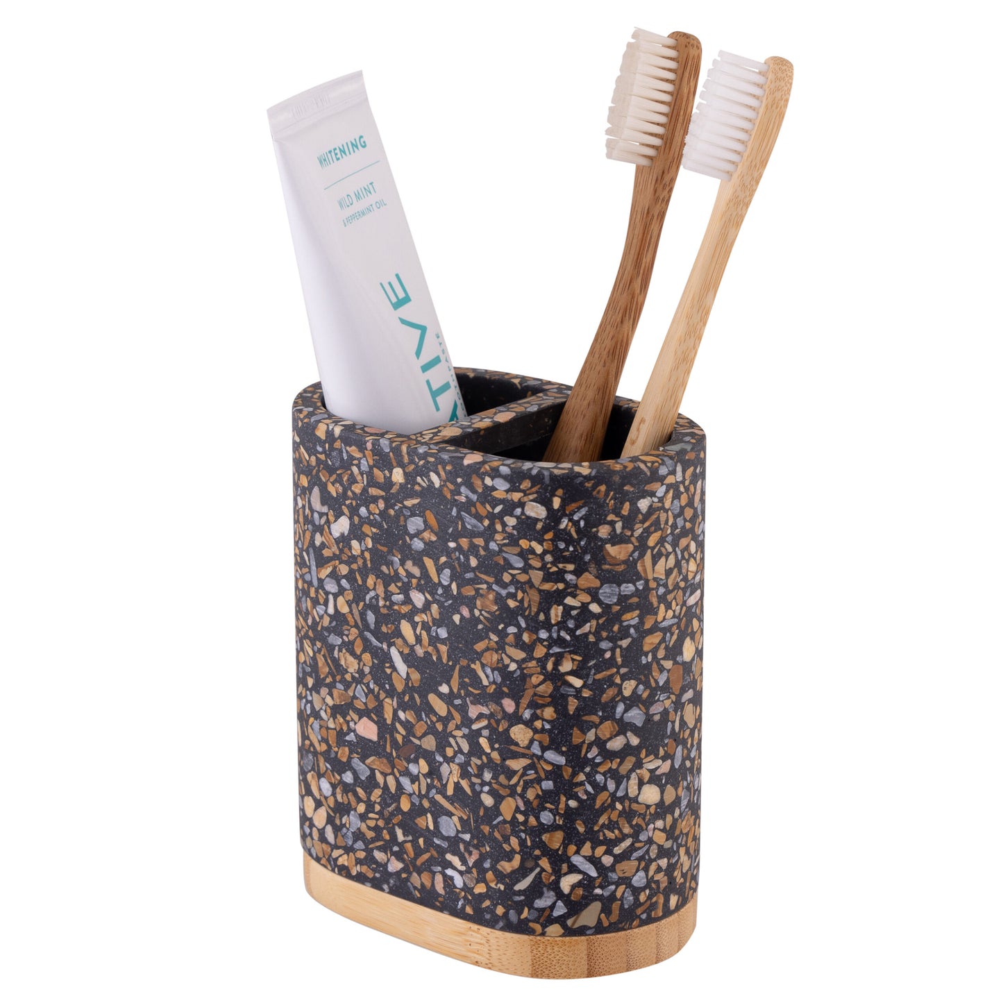 SOREN TBH CEMENT TERRAZO W/ BAMBOO BLACK
