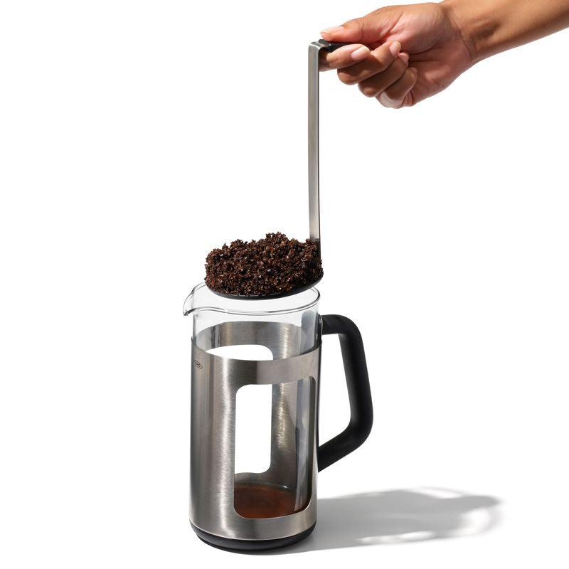 BREW 8-cup French Press with GroundsLifter