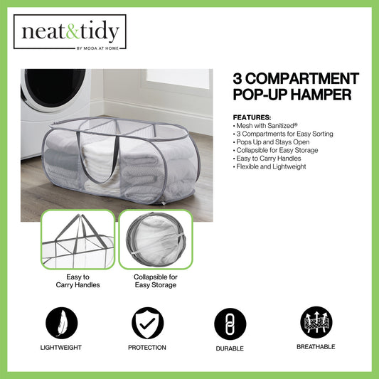 N&T POP-UP 3 COMPARTMENT