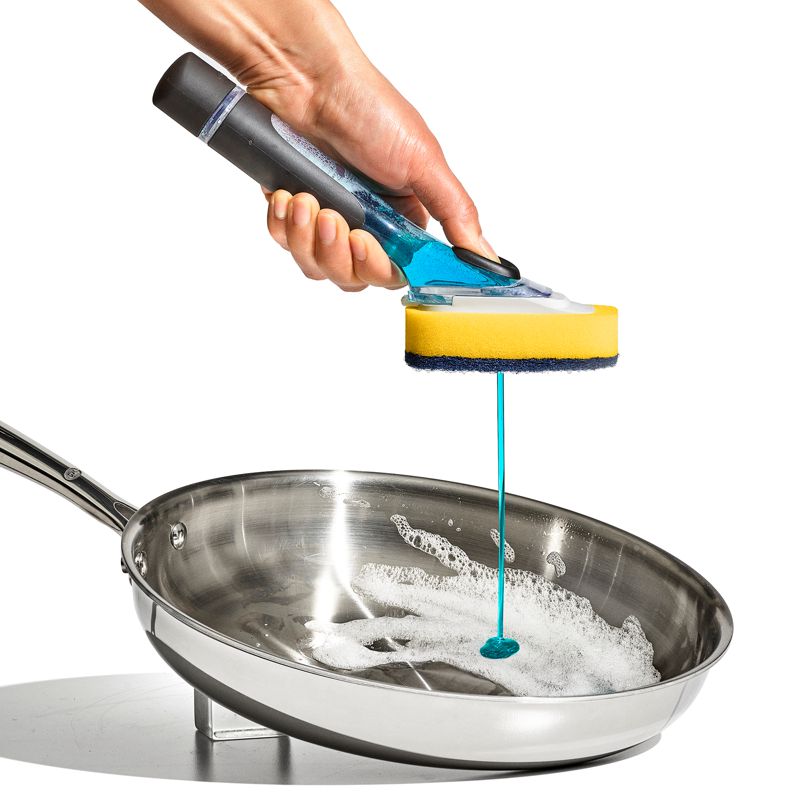 Soap Dispensing Dish Scrub