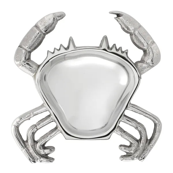 Crab 6.5 Inch Length Aluminum Decor Dish