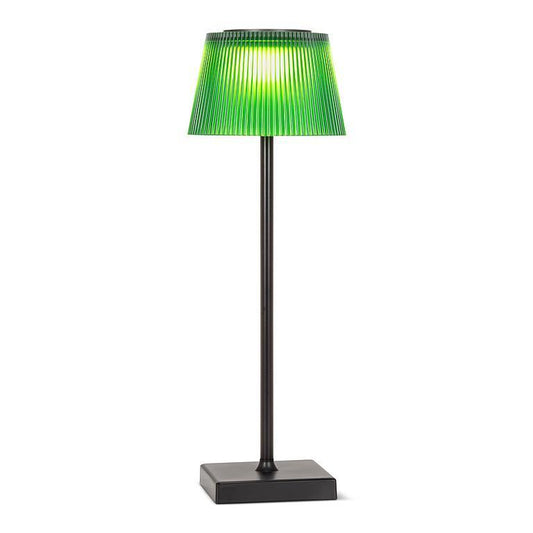 Fluted Shade LED Outdoor Table Lamp