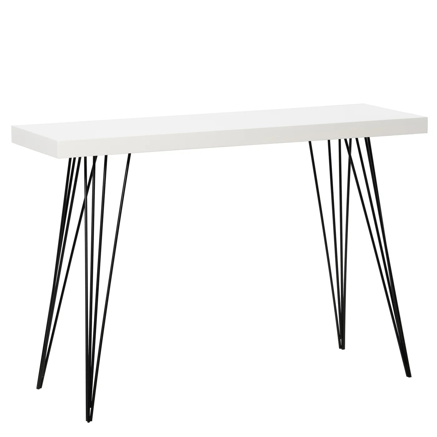 TRIPOD LEG CONSOLE TABLE - GLOSS WHITE