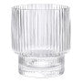 Ribbed Clear Old Fashion Glass 340 ml, Set of 4