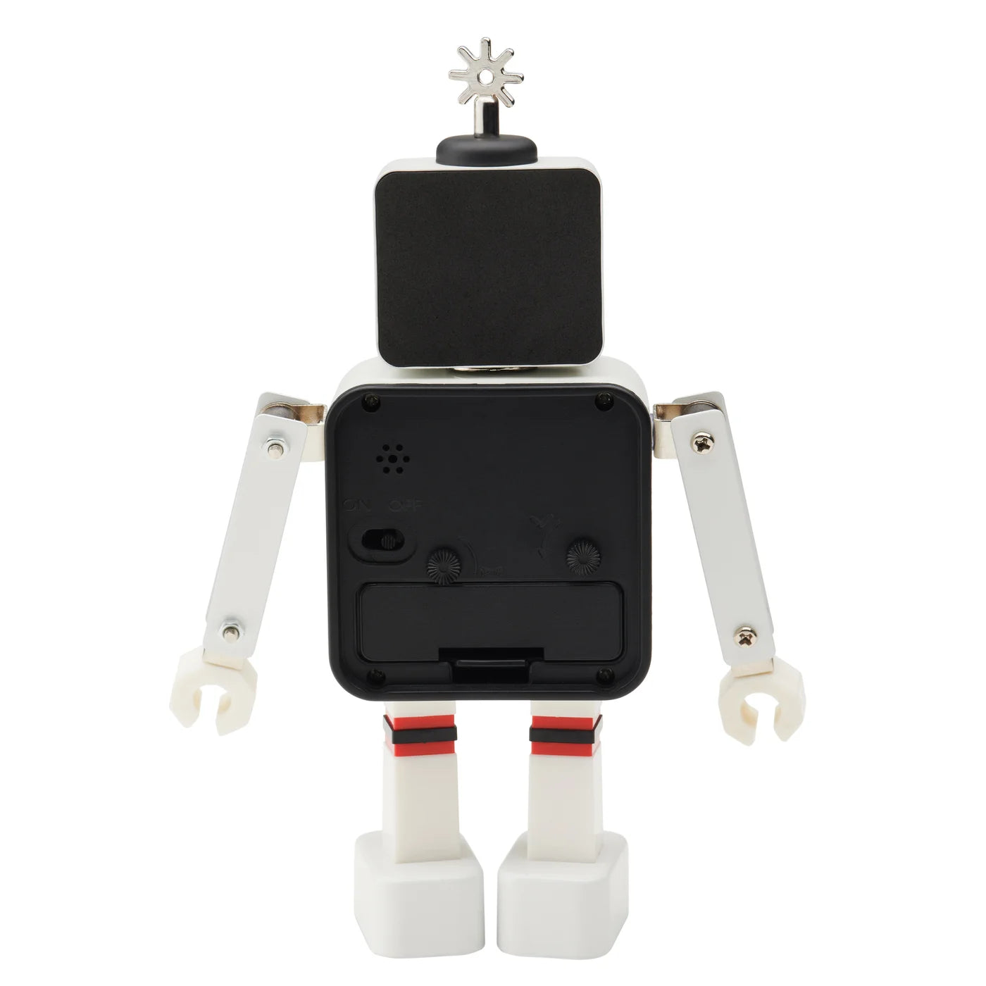 Robot Alarm Clock - White
