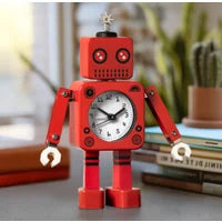 Robot Alarm Clock - Red