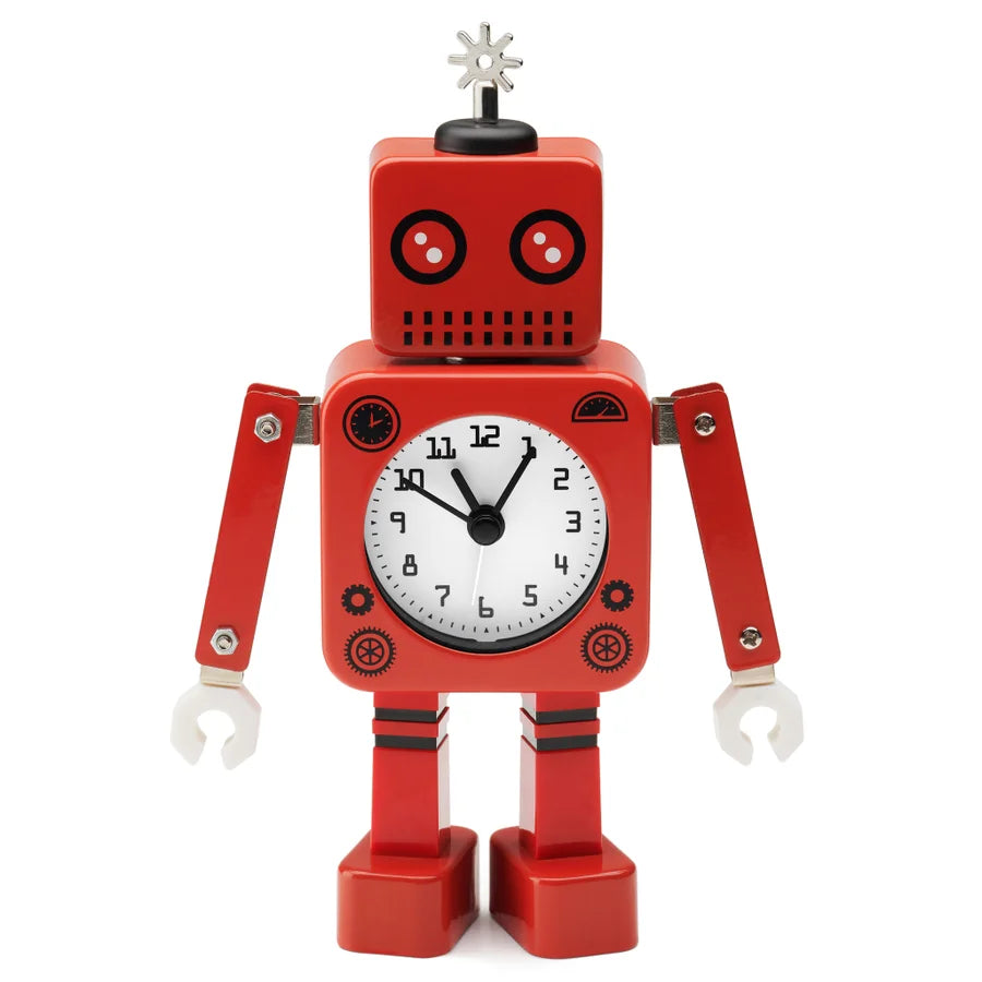 Robot Alarm Clock - Red